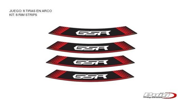 Velglint / Liseret jantes - logo Suzuki GSR - Puig