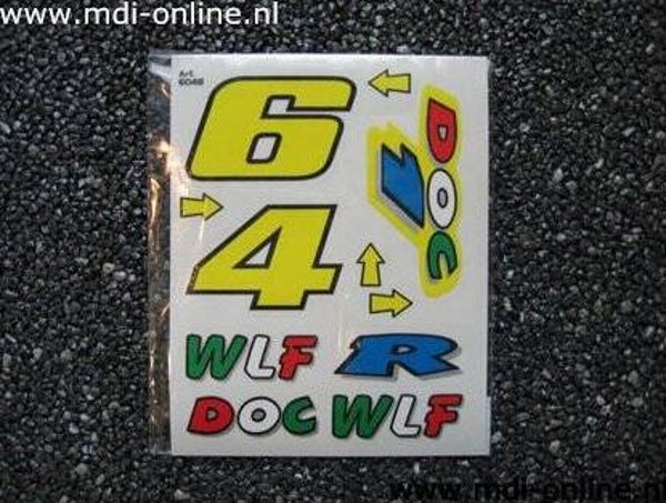 Stickers / Autocollants - Rossi (12x9.5 cm) 