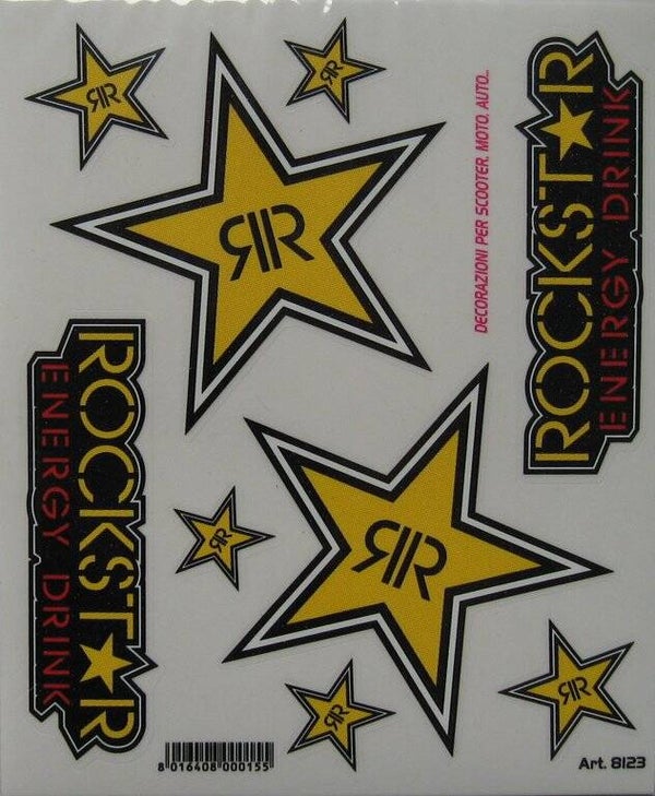 Stickervel / Autocollants - Rockstar (14x16 cm)