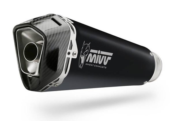 Uitlaat / Echappement Suzuki GSX-R1000 '17- MIVV Delta Race Black Slip-on
