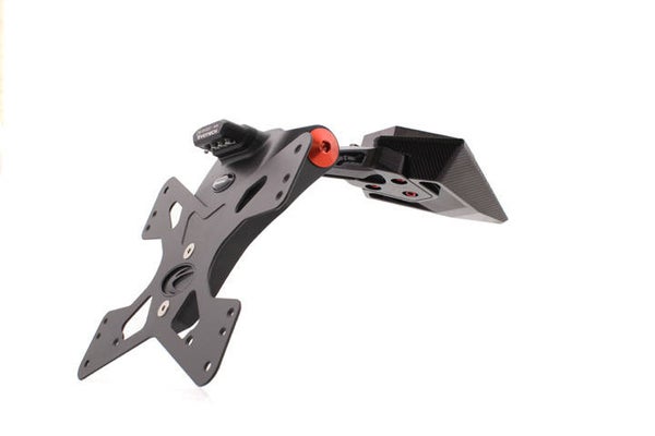 Nummerplaathouder / Support de plaque - Triumph Daytona 675/R '13-'17 // Street Triple/R '13- Evotech