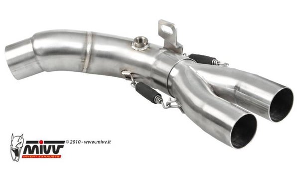 Uitlaat / Echappement Honda CB1000R '08- MIVV RVS De-cat