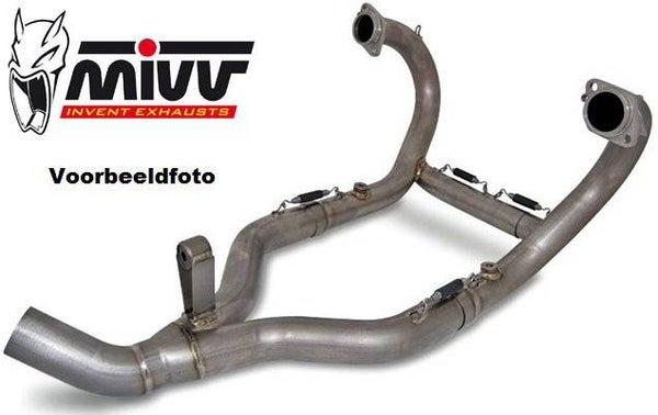 Uitlaat / Echappement Honda CB500 F / CB500 X / CBR 500 R '13- Mivv De-cat headers