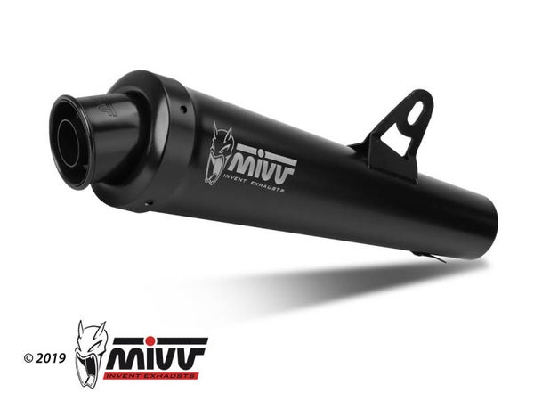 Uitlaat / Echappement Suzuki SFV650 Gladius '09- MIVV X-Cone RVS Slipon