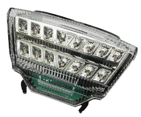 Achterlicht / Feu arrière - Kawasaki ZX10-R '11-'15 - Clear LED Chrome with indicators