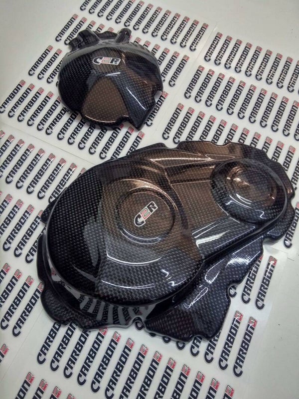 SUZUKI GSX-R 1000 2009-2016 - Carbon Fiber Clutch Engine Covers (2-pieces)