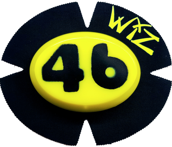 Knee sliders / Protection genoux - 46 Blk on Ylw