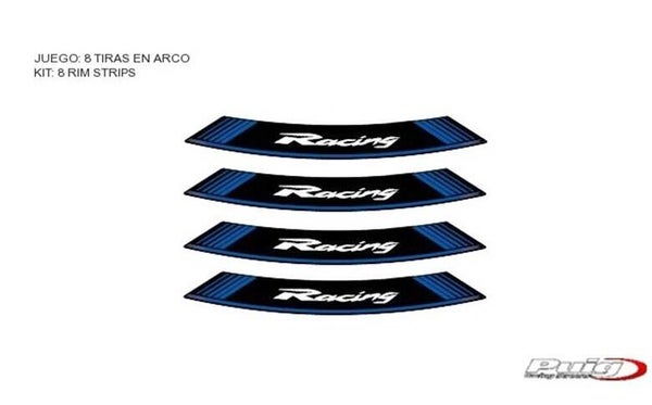Velglint / Liseret jantes - logo Racing - Puig