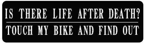 Sticker / Autocollant - Is There Life After Death?