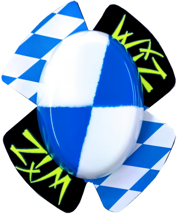 Knee sliders / Protection genoux - Bavarian Flag GFX