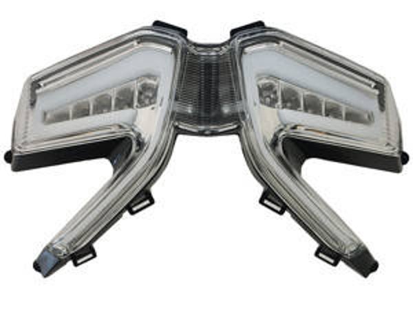 Achterlicht / Feu arrière - Ducati Panigale 899 '13-'15 / 1199 '12-'14 / 1299 '15-'17 - Clear LED Chrome with indicators