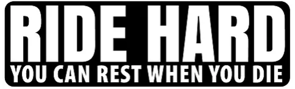 Sticker / Autocollant - Ride Hard