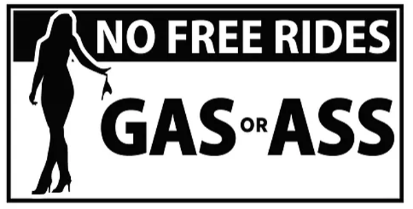 Sticker / Autocollant - No Free Rides