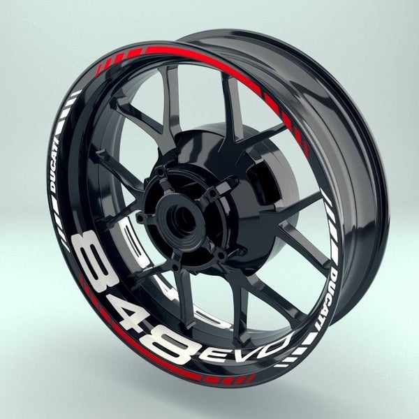 Velglint Sticker / Liseret de jantes - Ducati 848 Evo
