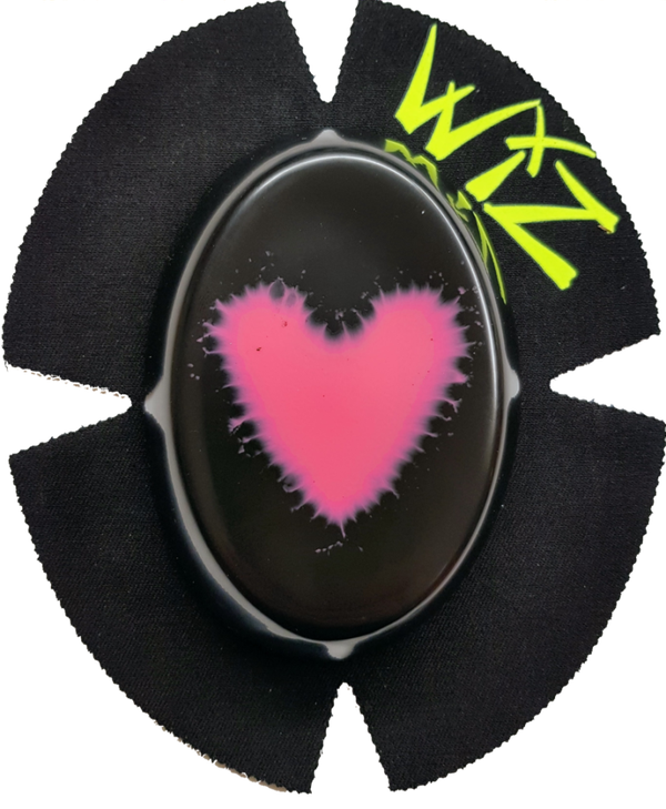 Knee sliders / Protection genoux - Pink heart