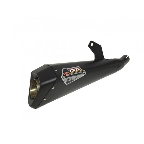 Uitlaat / Echappement Honda CB500 F / CB500 X / CBR 500 R '13- Ixil Slashed Cone Xtrem Black Slip-on