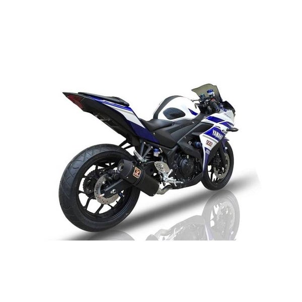 Uitlaat / Echappement Yamaha YZF-R3 ('15 -' 16) - Ixil Hexoval Xtrem Black Evolution Full system