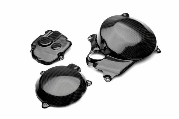 Kawasaki Ninja ZX10R 2011-2020 - Carbon Fiber Engine Covers (Set 3-pieces)