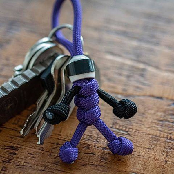 Sleutelhanger / Porte clé : Buddy keyring purple