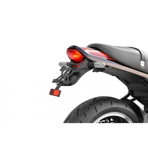Nummerplaathouder / Support de plaque - Kawasaki Z900RS '18- Top Block met spatbord / Avec garde-boue