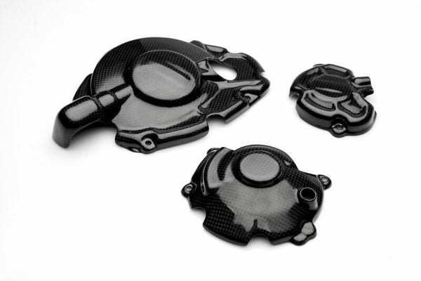 YAMAHA R1 2015-2020 - Carbon Fiber Engine Covers (3-piece set)