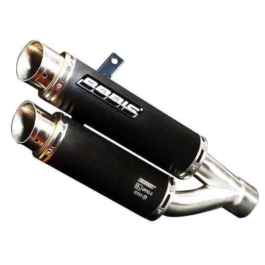 Uitlaat / Echappement Kawasaki Z1000 '10- Bodis GPX2 Slip-ons