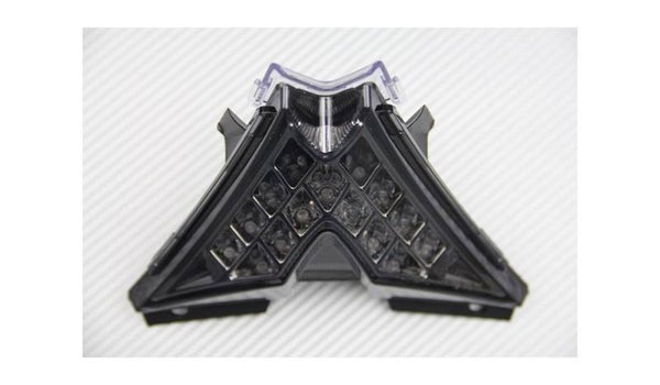 Achterlicht / Feu arrière - Aprilia RSV4 '09-'18 / Tuono V4 '11-'14 - Clear LED Black background with indicators