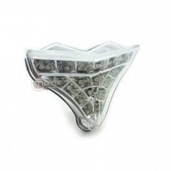 Achterlicht / Feu arrière - Yamaha YZF R1 '09-'14 - Clear LED Chrome with indicators