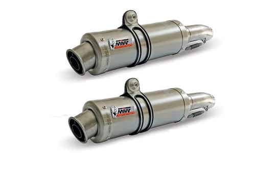 Uitlaat / Echappement KTM LC8 950 '05-'06/ 990 '07- Supermoto R MIVV GP Slip-ons