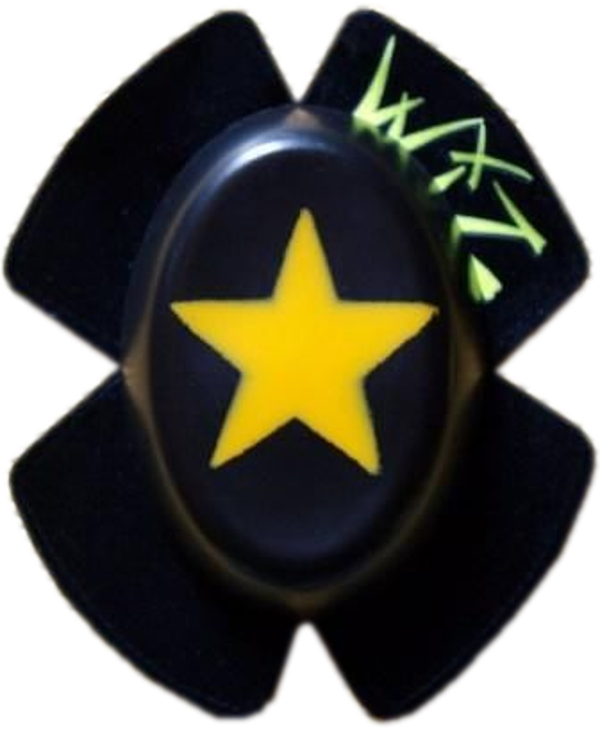 Knee sliders / Protection genoux - Star Yell-Blck