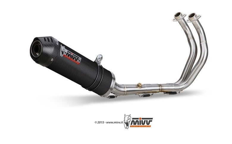 Uitlaat / Echappement Yamaha MT-07 '14- MIVV Full System Carbon muffler