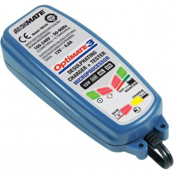 Batterijlader / Chargeur de batterie - OptiMate 3 - 12V / 0,8A