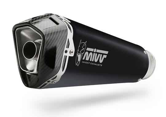 Uitlaat / Echappement Kawasaki Z900 '17- MIVV Delta Race Black Slip-on
