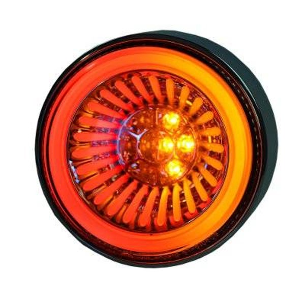 Achterlicht / Feu arrière - Yamaha XSR 700 '16- / XSR 900 '16-  - Clear LED Chrome with indicators