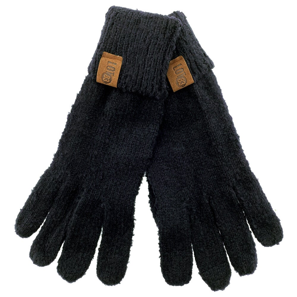 Handschoen Roos (zwart)