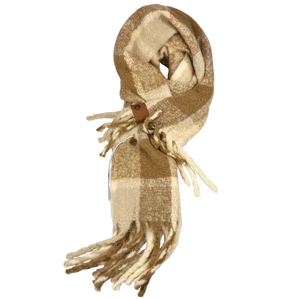 Lot 83 Sjaal Kaat (beige/bruin)