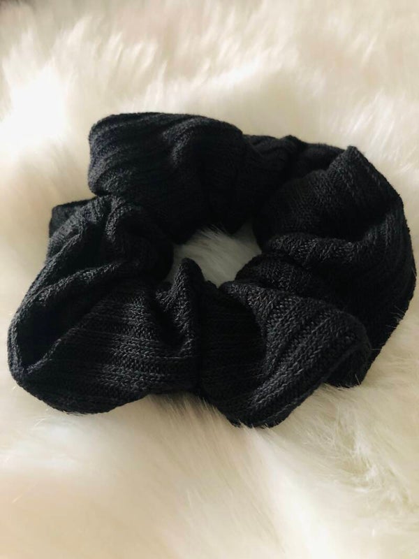 Scrunchie: Zwart