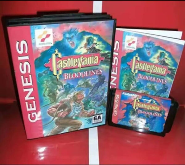 Castlevania bloodlines Sega Genesis