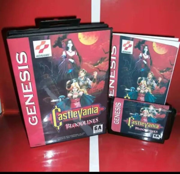Castlevania bloodlines Sega Genesis