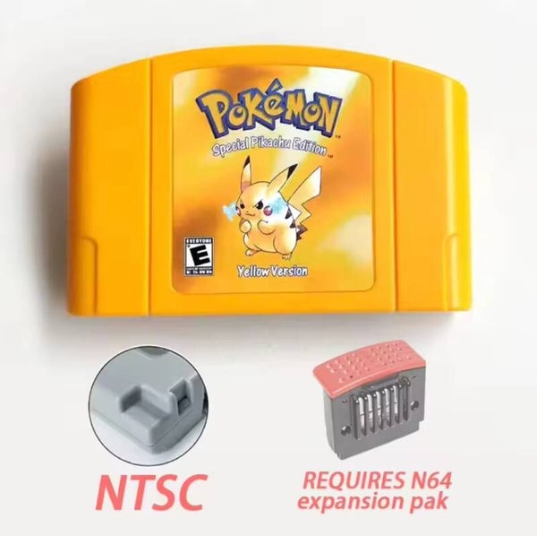 Pokemon yellow cart n64
