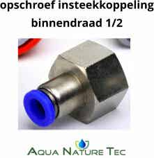Opschroef Insteekkoppeling binnendraad 1/2
