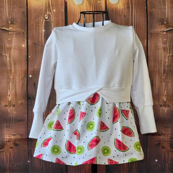 Volant-Sweater Größe 104