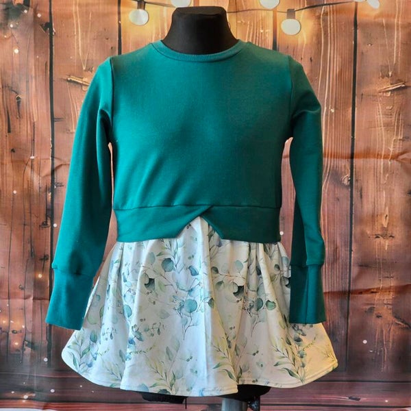 Volant-Sweater in Größe 128
