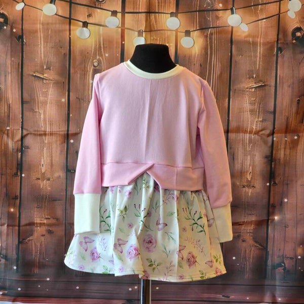 Volant-Sweater in Größe 110