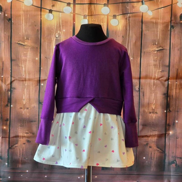 Volant-Sweater in Größe 104