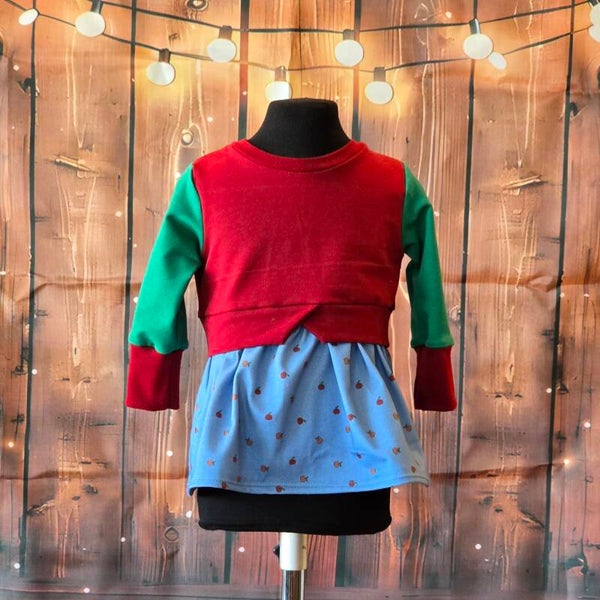 Volant-Sweater in Größe 80
