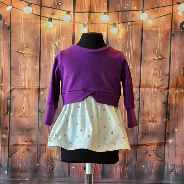 Volant-Sweater in Größe 80