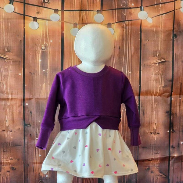 Volant-Sweater in Größe 74