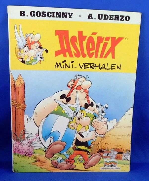 Asterix mini verhalen, Reclame uitgave van Presto Print