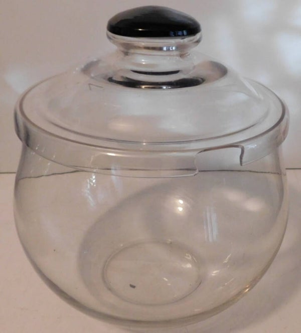Bowl kom met zwarte stop